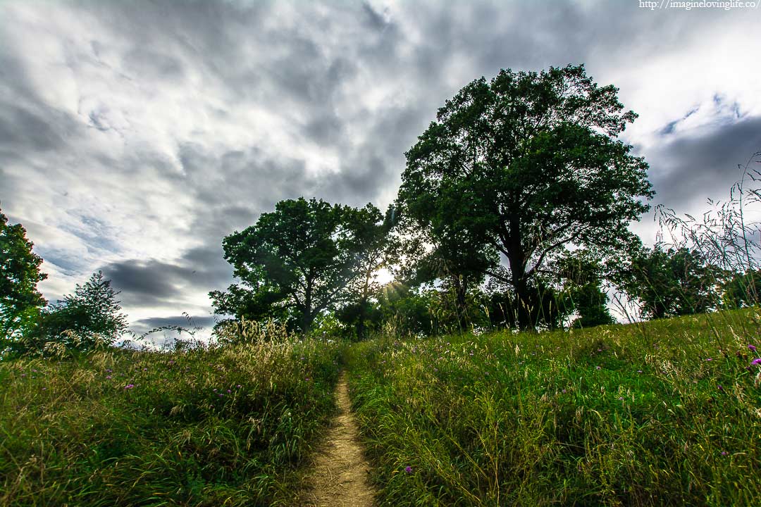 end of the hike